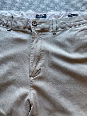 J. Crew Straight Fit Tan Khaki Pants